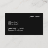 Computer-Reparatur-Visitenkarten Visitenkarte (Rückseite)