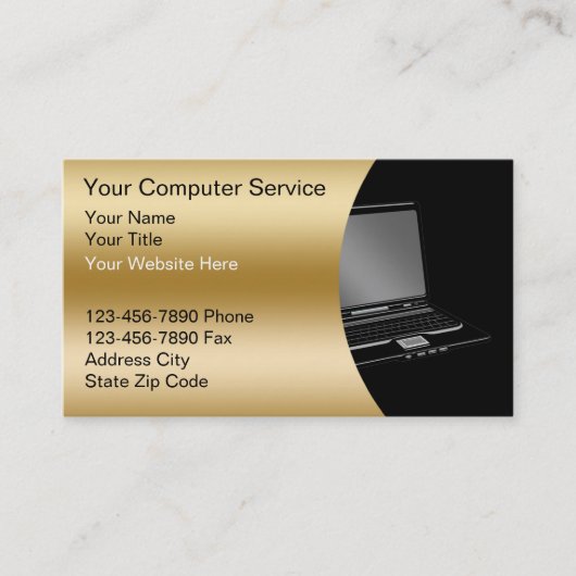 Computer-Reparatur-Visitenkarten Visitenkarte (Vorderseite)