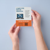 Computer-Reparaturdienste Orange Flyer (Gruppe)