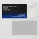 Computer Reparaturservice Beruflich Visitenkarte (Vorne/Hinten)
