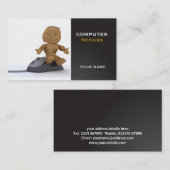 Computer repariert Visitenkarte (Vorne/Hinten)