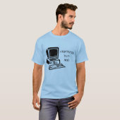 Computer sagt kein kleines Großbritannien T-Shirt (Vorne ganz)