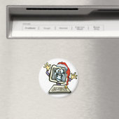 Computer Santa Santa Santa Santa Santa Magnet (In Situ (Geschirrspüler))