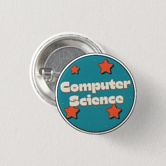 Computer Science Button (Vorne & Hinten)