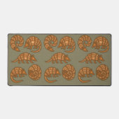 Computer Science Data Structures Armadillo Schreibtischunterlage (Vorderseite)