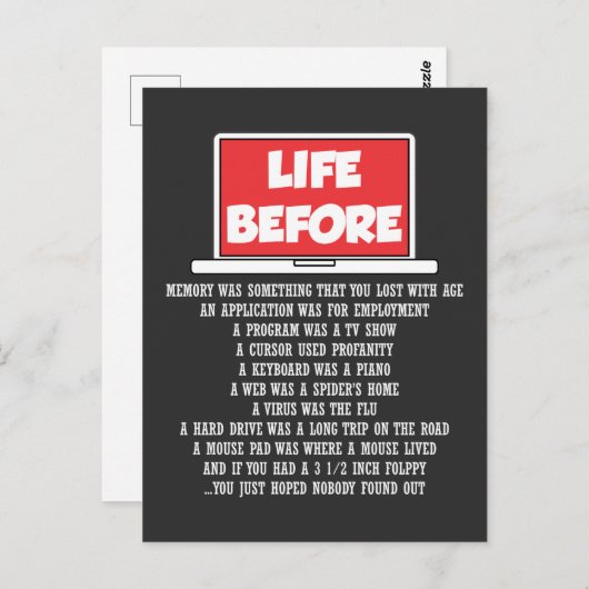 Computer Science Geek Programmiersoftware-Coder Postkarte (Vorne/Hinten)