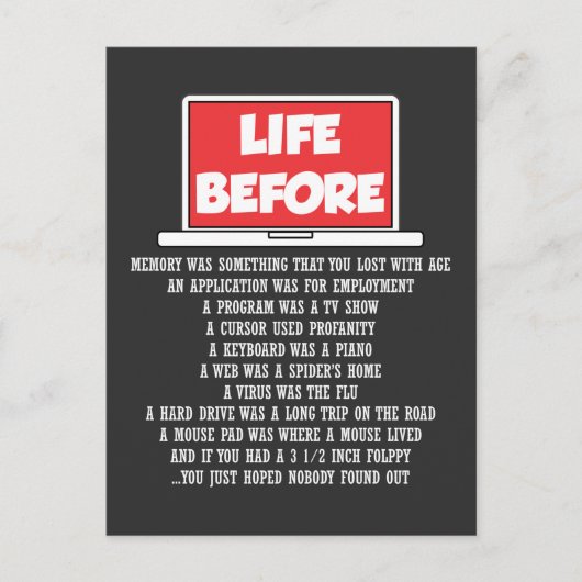 Computer Science Geek Programmiersoftware-Coder Postkarte (Vorderseite)