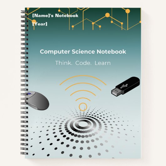 Computer Science Notebook Notizblock (Vorderseite)