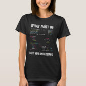 Computer Science Programmer T-Shirt (Vorderseite)