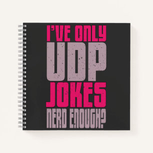 Computer Science Programmer udp Joke Notizblock