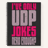 Computer Science Programmer udp Joke Notizblock (Vorderseite)