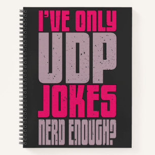 Computer Science Programmer udp Joke Notizblock