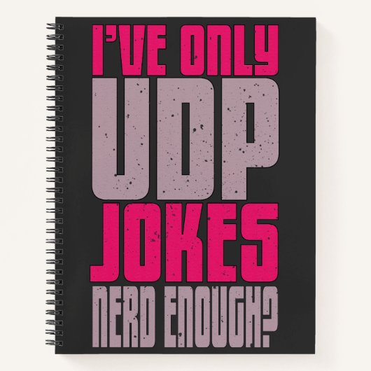 Computer Science Programmer udp Joke Notizblock (Vorderseite)