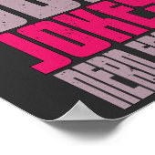 Computer Science Programmer udp Joke Poster (Ecke)