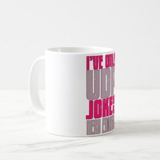Computer Science Programmierer udp Witz Kaffeetasse (Vorderseite Links)