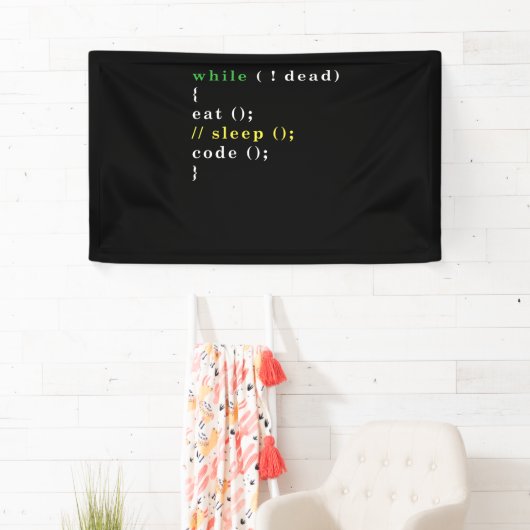 Computer Science Python Programmierer essen Code S Banner (Insitu)