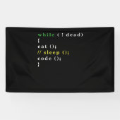 Computer Science Python Programmierer essen Code S Banner (Horizontal)