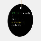 Computer Science Python Programmierer essen Code S Keramik Ornament (Rechts)