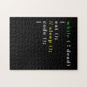 Computer Science Python Programmierer essen Code S Puzzle (Horizontal)