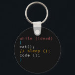 Computer Science Python Programmierer essen Code S Schlüsselanhänger<br><div class="desc">Computer Science Python Programmierer essen Code Sleep</div>