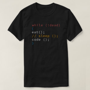 Computer Science Python Programmierer essen Code S T-Shirt
