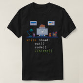 Computer Science Python Programmierer geben Esscod T-Shirt (Design vorne)