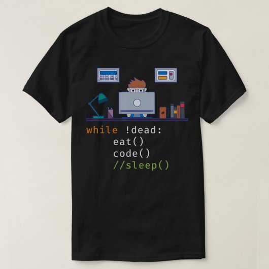 Computer Science Python Programmierer geben Esscod T-Shirt (Design vorne)