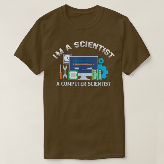 Computer Science Shirts Ich bin Wissenschaftsingen (Design vorne)