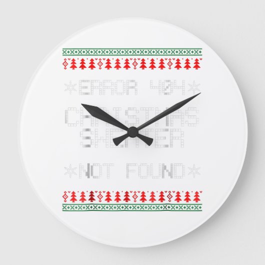 Computer Science Software Engineer Funny Lovers Große Wanduhr (Vorderseite)