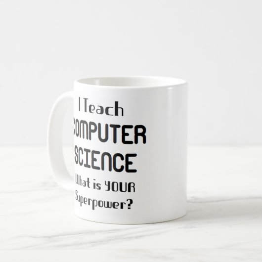 computer science teach kaffeetasse (Vorderseite Links)