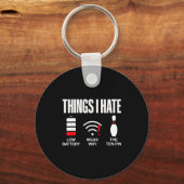 Computer Science Things I Hate Low Battery Weak Sc Schlüsselanhänger (Vorderseite)