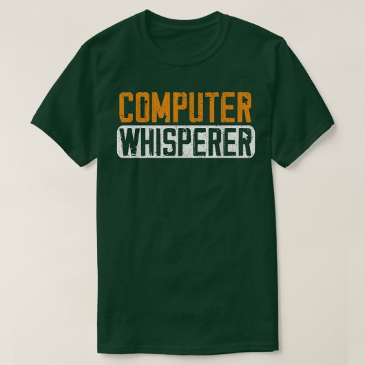Computer Science Whisperer Funny Coding Programmer T-Shirt (Design vorne)