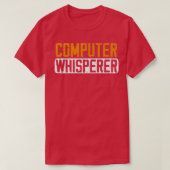 Computer Science Whisperer Funny Coding Programmer T-Shirt (Design vorne)