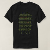 Computer Scientist Hacker Encryption ist das Schlü T-Shirt (Design vorne)
