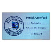 Computer-Service-Reparatur-Techniker oder PC Magnetische Visitenkarte (Vorderseite)