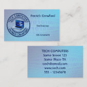 Computer-Service-Reparatur-Techniker oder PC Visitenkarte (Vorne/Hinten)