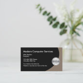 Computer-Service-Visitenkarten Visitenkarte (Stehend Vorderseite)