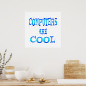 Computer sind Cool Poster (Küche)
