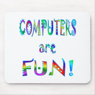 Computer sind Spaß Mousepad