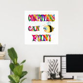 Computer sind Spaß Poster (Heimbüro)