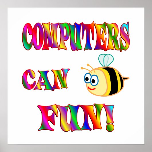 Computer sind Spaß Poster (Vorne)