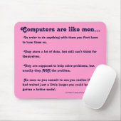 Computer sind wie Männer… Mousepad (Mit Mouse)