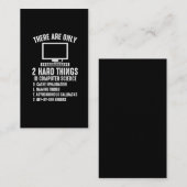 Computer-Software-Programmierer-Programmierer Visitenkarte (Vorne/Hinten)