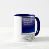 Computer-Spaß II Tasse (VorderseiteRechts)