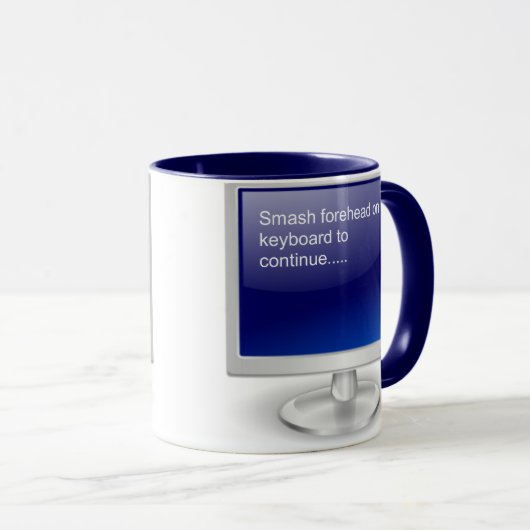 Computer-Spaß II Tasse (VorderseiteRechts)