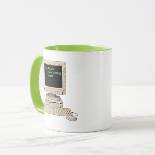 Computer Tasse (Vorderseite Links)