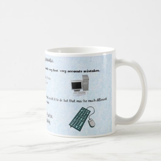 Computer-Tasse Kaffeetasse (Rechts)