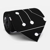 Computer tech chip circuit pattern template krawatte (Gerollt)