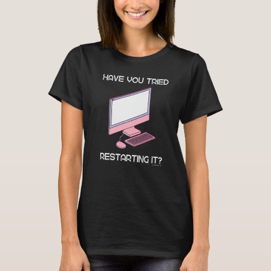 Computer-Tech-Flüsterer-Zauberer-Support  13 T-Shirt (Vorderseite)