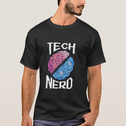 Computer Tech Nerd für IT Geeks Software Engineers T-Shirt (Vorderseite)